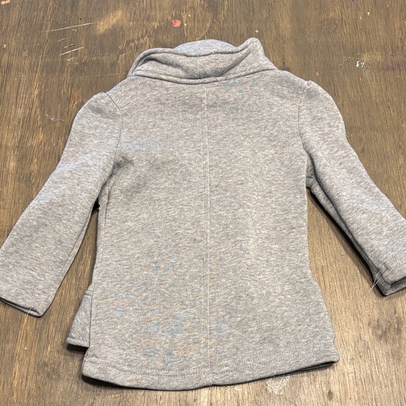 Kids Gray Ruffle Jacket - Picture 5 of 5